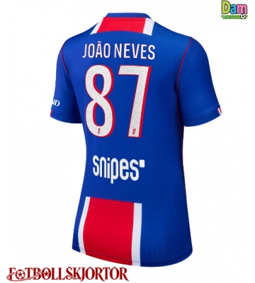 Paris Saint-Germain Joao Neves #87 Hemmatröja Dam 2026-27 Kortärmad